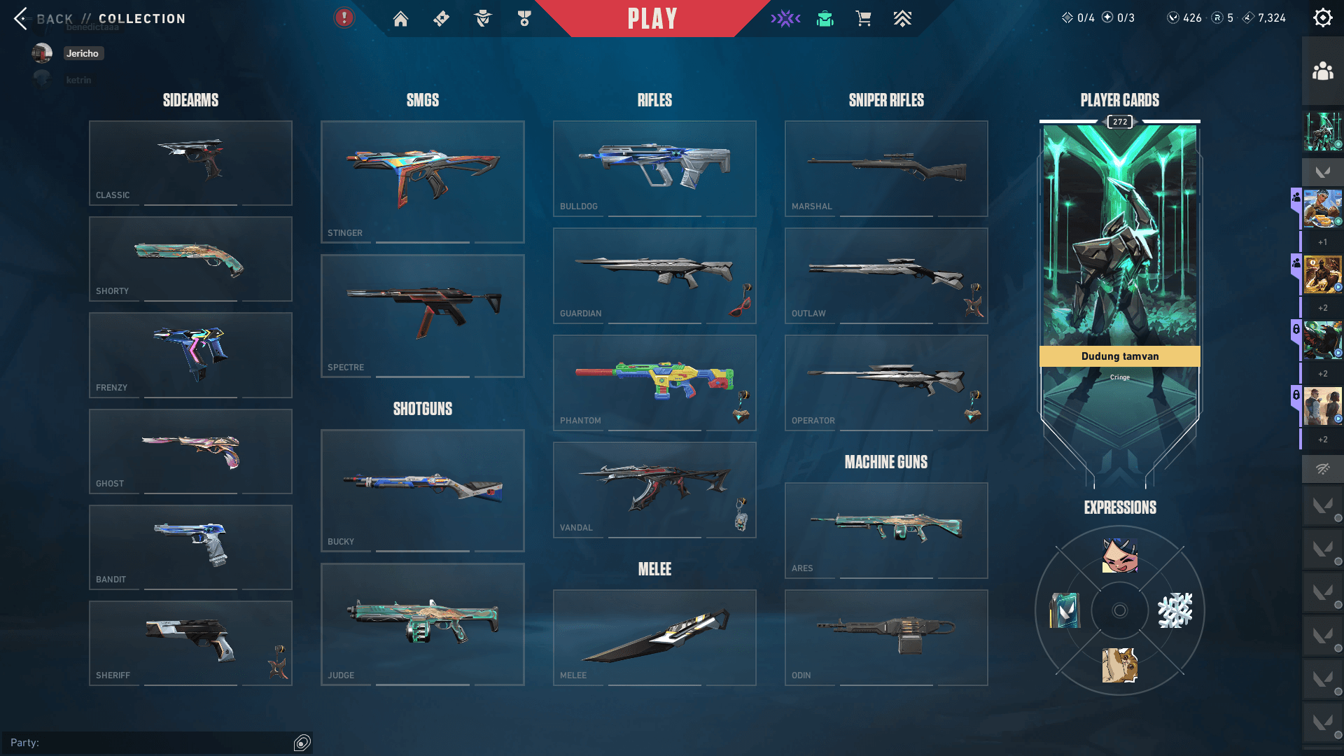 Akun Valorant B-12 - Gold 3
