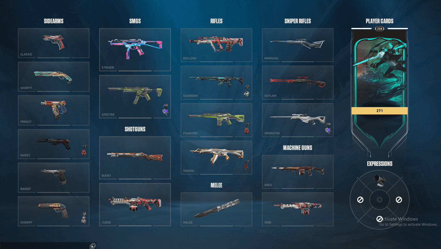Akun Valorant A-1 - Gold 2