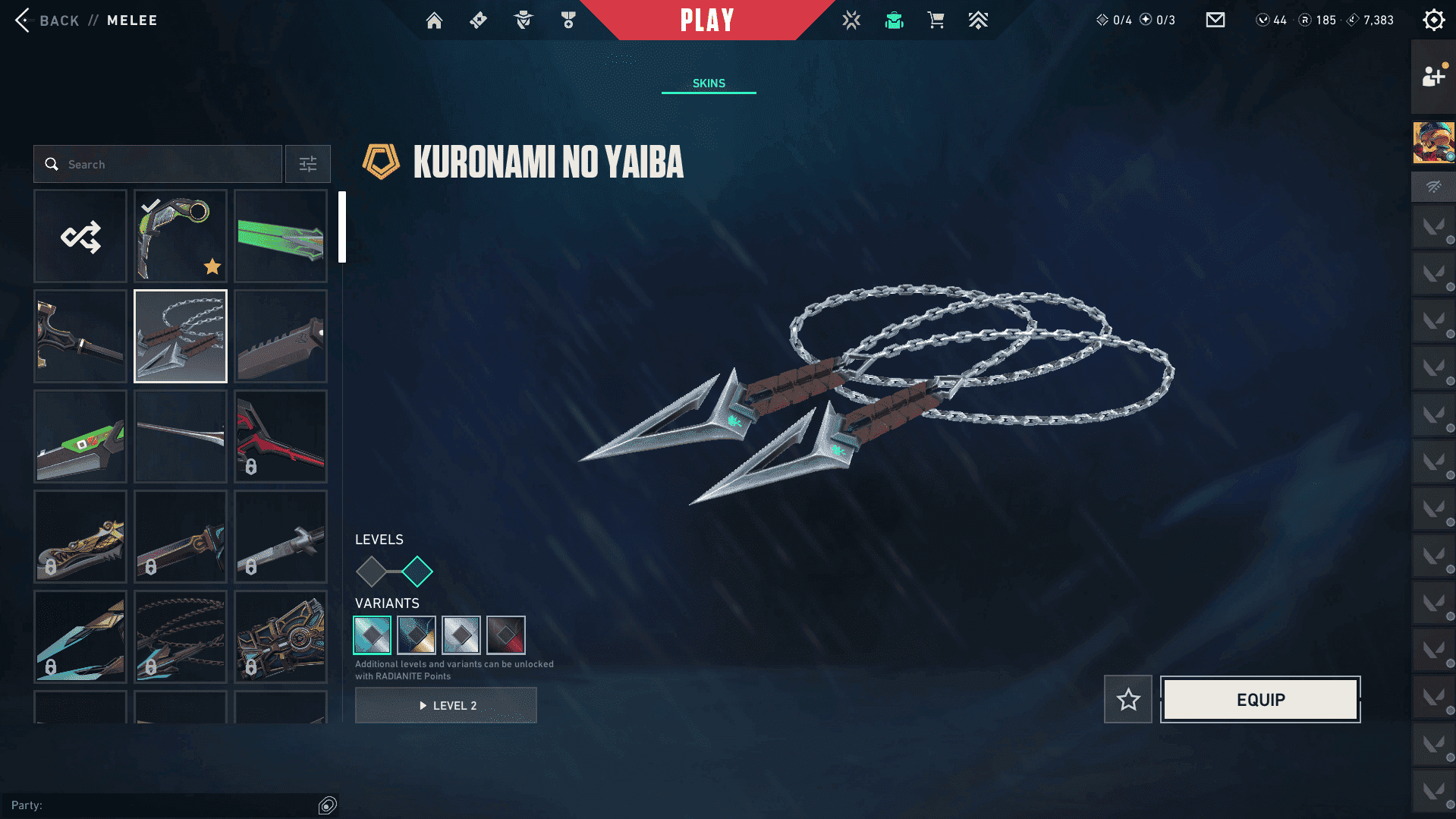 Akun Valorant B-19 - Gold 3