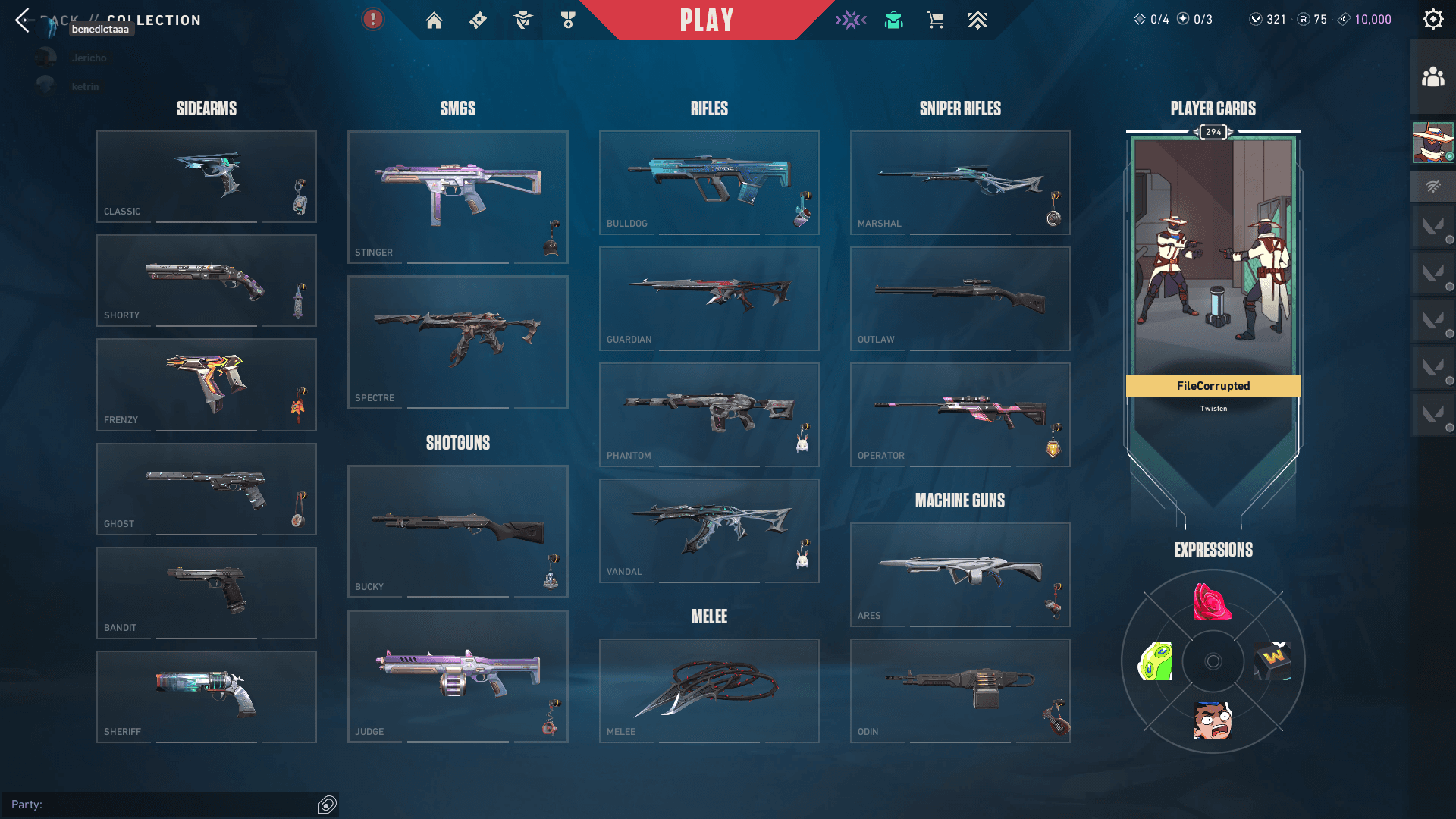Akun Valorant B-14 - Gold 3