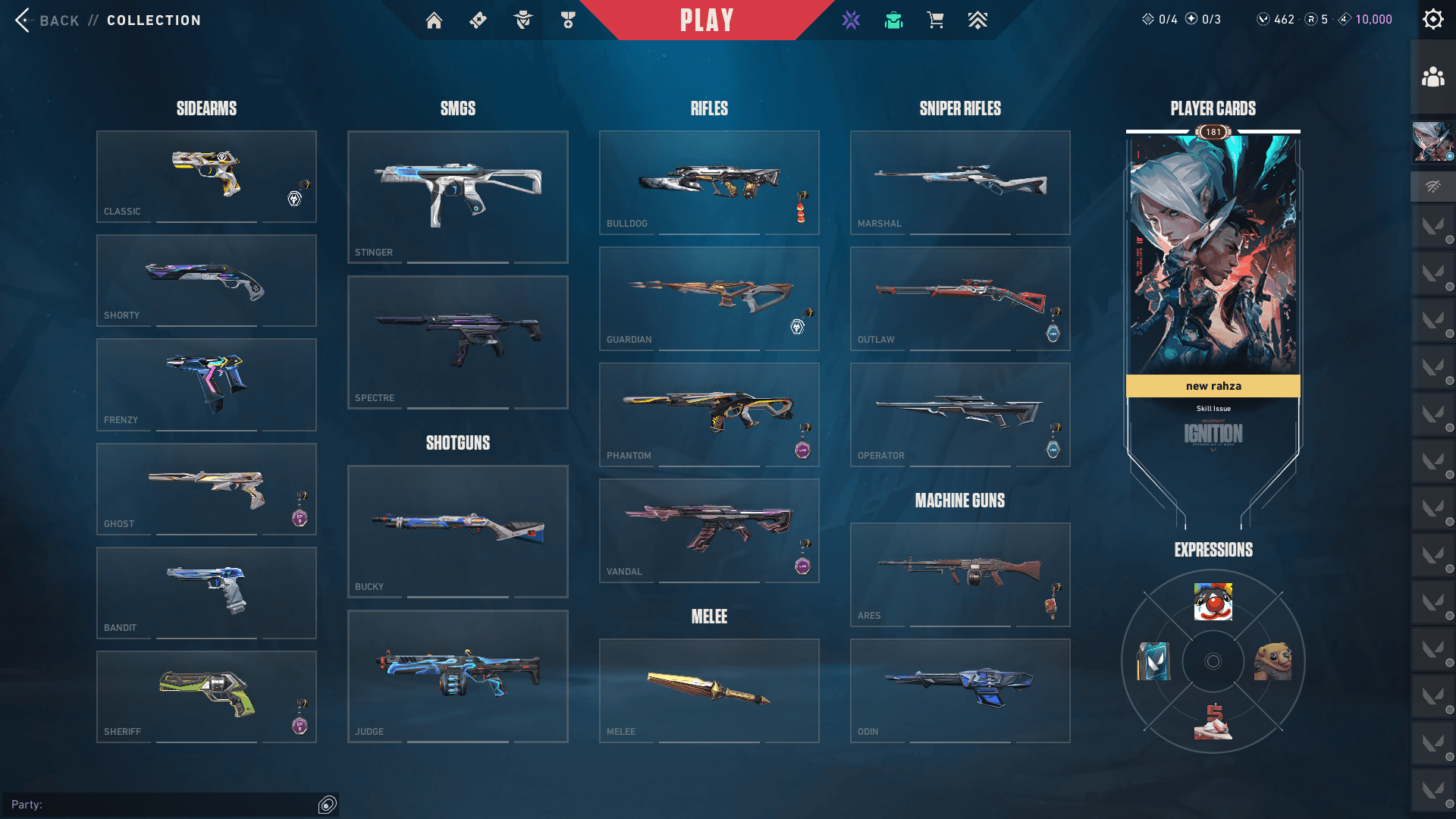 Akun Valorant B-6 - Gold 1
