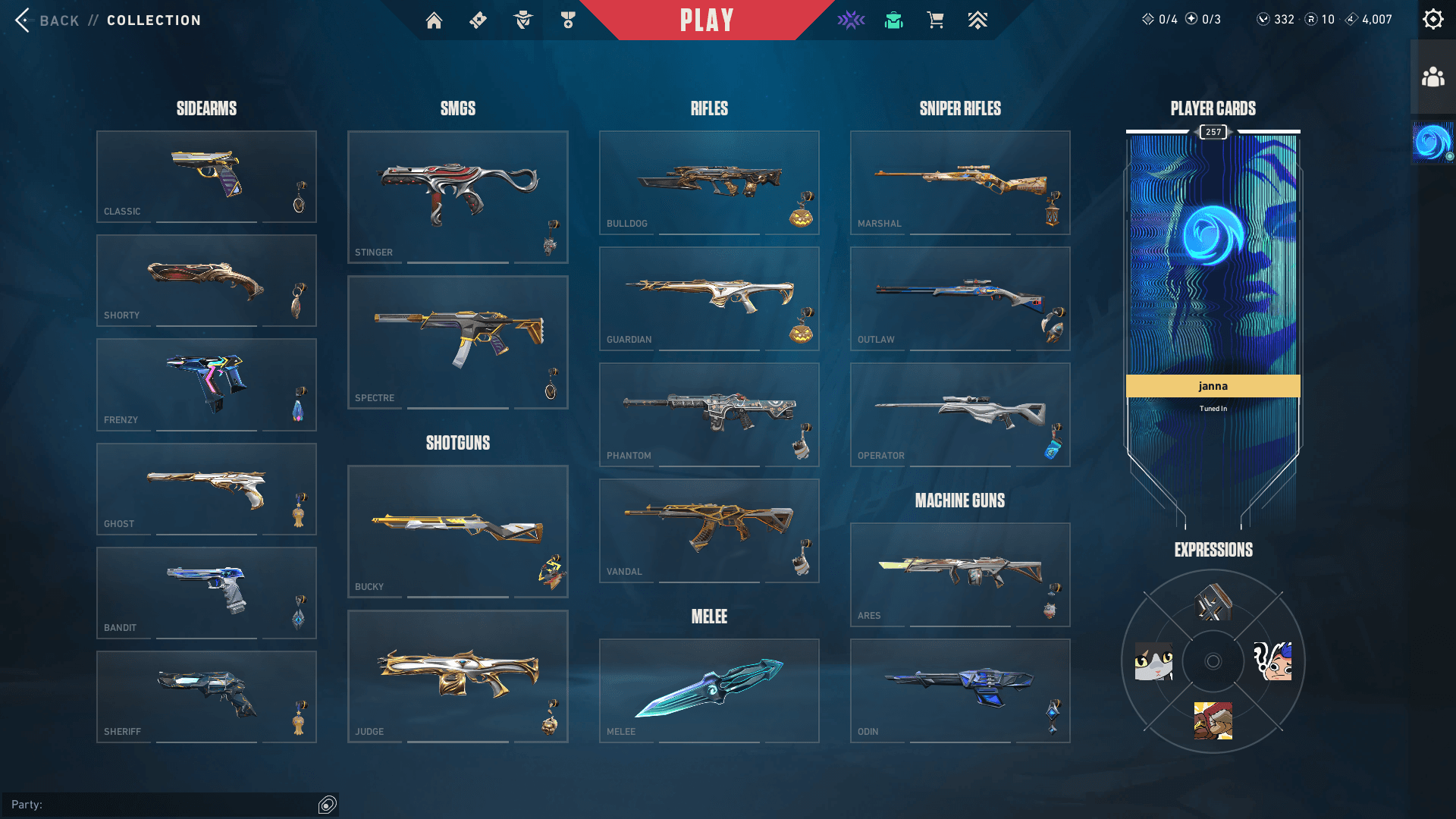 Akun Valorant B-8 - Gold 2
